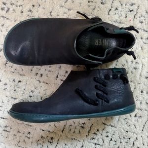 Camper Peu Cami Black women's leather mid trainers